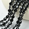 Natural Black Onyx Beads Strands G-H1310-1-1