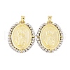 Rack Plating Brass Pendants KK-P269-14G-A-1