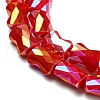 AB Color Plated Glass Beads Strands EGLA-P051-06B-B06-3