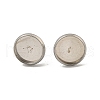 201 Stainless Steel Stud Earrings Findings STAS-O004-07C-P-2