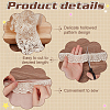 FINGERINSPIRE 5 Yards Cotton Flower Lace Ribbon OCOR-FG0002-54-4