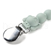 Elephant Silicone Baby Pacifier Holder Chains SIL-P004-C02-3