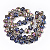 Electroplate Glass Beads Strands EGLA-S189-002B-03-2