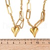 304 Stainless Steel Pendant Necklaces & Charms Bracelets Sets SJEW-Z003-04G-4