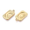304 Stainless Steel Pendants STAS-T065-03G-2