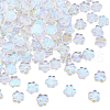 HOBBIESAY 150Pcs Transparent Glass Beads GGLA-HY0001-06-1