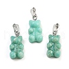 Natural Amazonite Pendants G-G854-01P-12-1