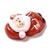 Christmas Theme Opaque Resin Cabochons RESI-E043-01M-3