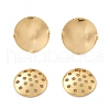 Brass Studs Earring Findings X-KK-K382-16A-G-2