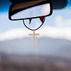 3Pcs 3 Styles Stainless Steel Cross Charms Bracelet Sets BJEW-DR00001-5