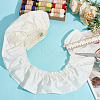 FINGERINSPIRE Cotton Pleated Lace Trim Ribbon OCOR-FG0002-63A-01-4