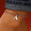 Alloy Ball Chain Pendant Anklets WG75F11-12-1