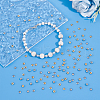 Unicraftale 160Pcs 2 Colors 304 Stainless Steel Bead Caps STAS-UN0061-26-2
