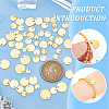 BENECREAT 120Pcs 4 Style 201 Stainless Steel Laser Cut Charms STAS-BC0003-72-4