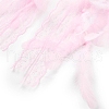 Heart Woven Web/Net with Feather Hanging Ornaments HJEW-G025-12A-3
