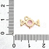 Brass Pave Cubic Zirconia Charms KK-C096-02G-3
