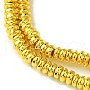 Electroplated Synthetic Non-Magnetic Hematite Beads Strands G-H020-J01-02-3