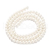 AB Color Plated Shell Pearl Round Beads Strands BSHE-XCP0001-31-2