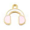 Alloy Enamel Charms PALLOY-E582-08KCG-05-1
