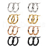 Titanium Steel Hoop Earrings STAS-TA0001-23A-2