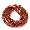 Natural Fire Crackle Agate(Dyed & Heated) Beads Strands G-C179-A6mm-23-3