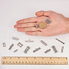 SUNNYCLUE Brass Magnetic Slide Lock Clasps FIND-SC0001-03-3