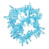 Natural Crackle Quartz Crystal Dyed Beads Strands G-I345-03B-7