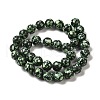 Synthetic Gemstone Dyed Beads Strands G-P507-03B-09-3