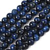 Natural Tiger Eye Beads Strands G-F591-18-8mm-01-2