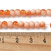 Crackle Glass Beads Strands X1-GLAA-U001-4mm-10-4