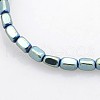 Electroplate Non-magnetic Synthetic Hematite Beads Strands G-J213D-07-1