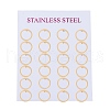 304 Stainless Steel Stud Earrings EJEW-Z012-10D-G-3