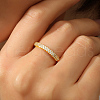 Simple 925 Sterling Silver Micro Pave Cubic Zirconia Finger Rings ZH6769-3-2