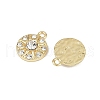 Alloy Rhinestone Pendants PALLOY-P311-03G-2