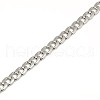 304 Stainless Steel Curb Chain/Twisted Chain Necklaces STAS-A028-N123P-2