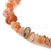 3Pcs 3 Style Natural Mixed Gemstone Chips Beaded Bracelets Set for Women BJEW-TA00366-3