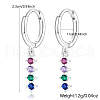 S925 Sterling Silver Hoop Earrings RL0741-14-2