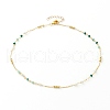 Faceted Glass Beaded Necklaces NJEW-JN03278-04-1