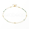 Faceted Glass Beaded Necklaces NJEW-JN03278-04-1