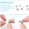 Unicraftale Flat Round 304 Stainless Steel Stud Earring Settings STAS-UN0060-72A-4