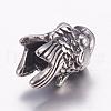 304 Stainless Steel European Beads STAS-P173-017AS-2