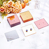 ARRICRAFT 4 Colors Acrylic Single Earring Display Card ODIS-AR0001-05B-3