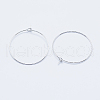 Long-Lasting Plated Brass Hoop Earrings Findings KK-K204-179P-NF-2