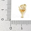 Brass Micro Pave Cubic Zirconia Pendants KK-Q028-70G-02-3