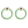 2Pcs Alloy Spring Gate Rings PW-WG34274-03-1