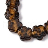 Handmade Gold Sand Lampwork Beads Strands LAMP-Q045-04A-3
