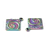 Ion Plating(IP) 304 Stainless Steel Pendants STAS-P318-01MC-3