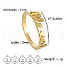 Word Blessed Stainless Steel Finger Rings for Women WG5CA7C-04-4