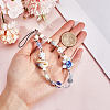 Resin & Acrylic Mobile Straps HJEW-WH20012-06-3