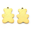 PVD Vacuum Plating 304 Stainless Steel Pendants STAS-N092-15G-2
